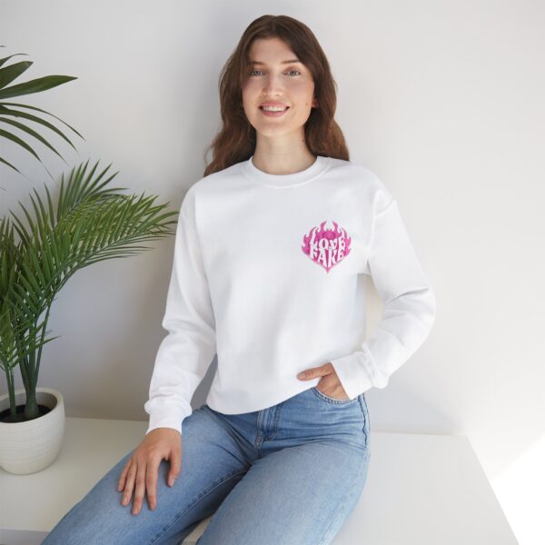 Love is fake Sweatshirt - Image 4